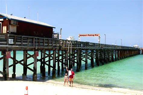 Newport fishing pier - Newport Pier. Length: 1,032 feet. Features: Fresh fish market, cafe (closed) One of two piers in Newport Beach, the current pier was built in 1940 making it newer than Balboa Pier although the original pier that stood here was much older than Balboa Pier. McFadden Wharf was built in 1888 as a place to offload cargo and stood …